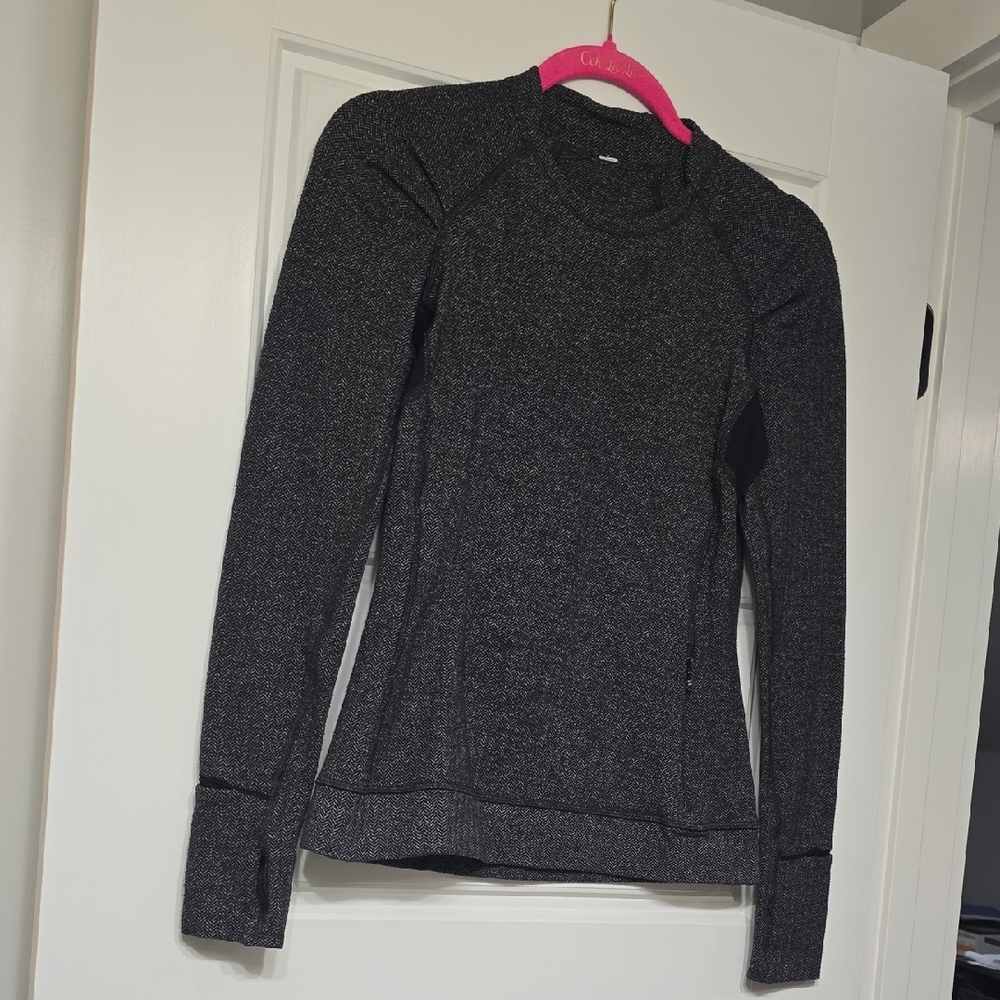 Lululemon Athletica Dark Gray Long Sleeve Top